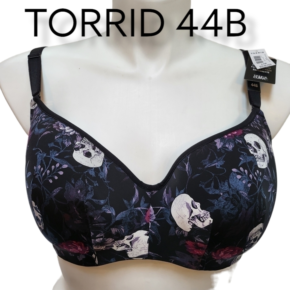 Torrid 44B Lightly Lined Full Coverage Balconette - NWT